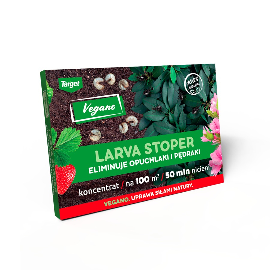 Larva Stoper – Zwalcza Pędraki i Opuchlaki – 50 mln Vegano + Dolomit 20 kg (ZESTAW) - obrazek 3