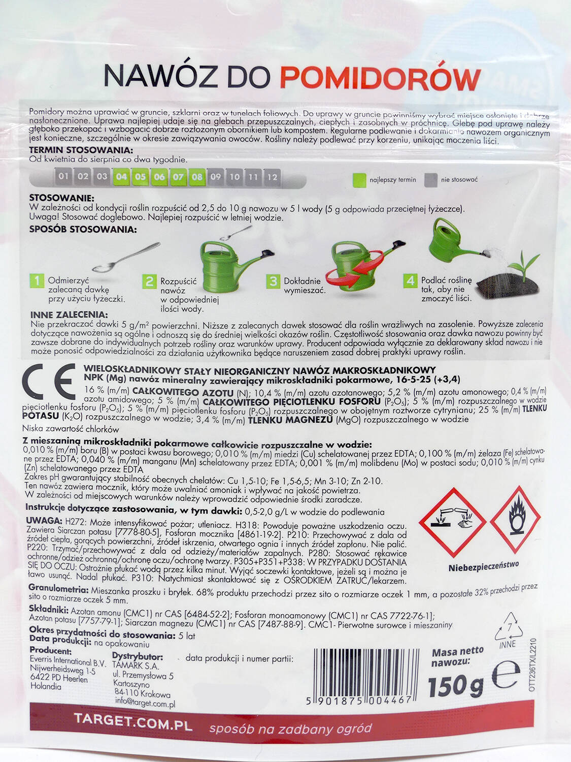 Nawóz Do Pomidorów – Rozpuszczalny – Smaczne Owoce – 150 g Target - obrazek 4
