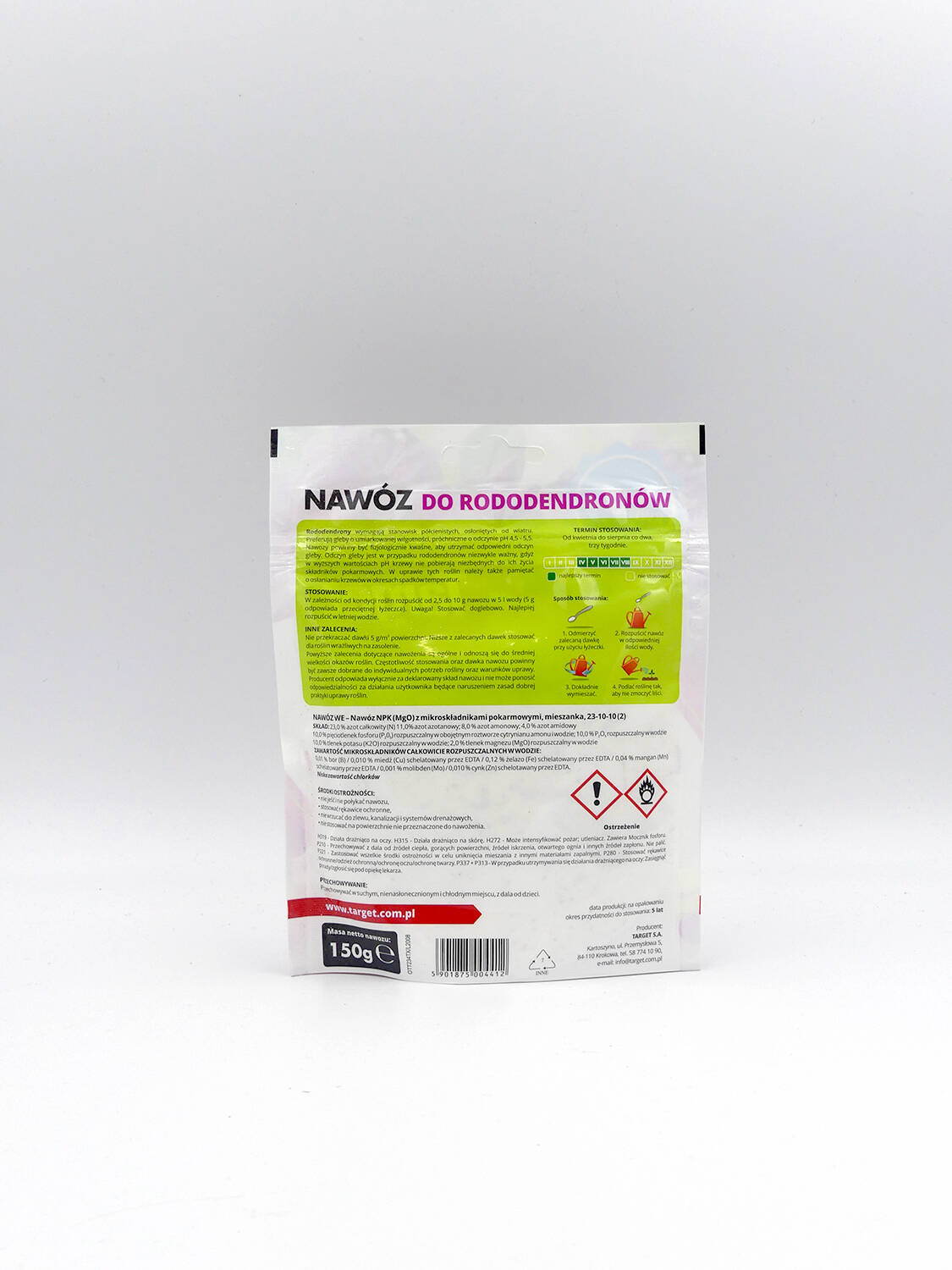 Nawóz Do Rododendronów – Rozpuszczalny – Bujne Kwitnienie – 150 g Target - obrazek 5