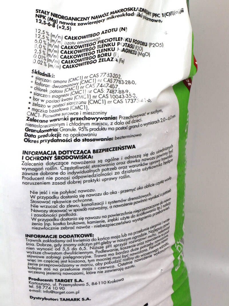 Nawóz Do Trawnika Z Mikroelementami – 20 kg Target - obrazek 5