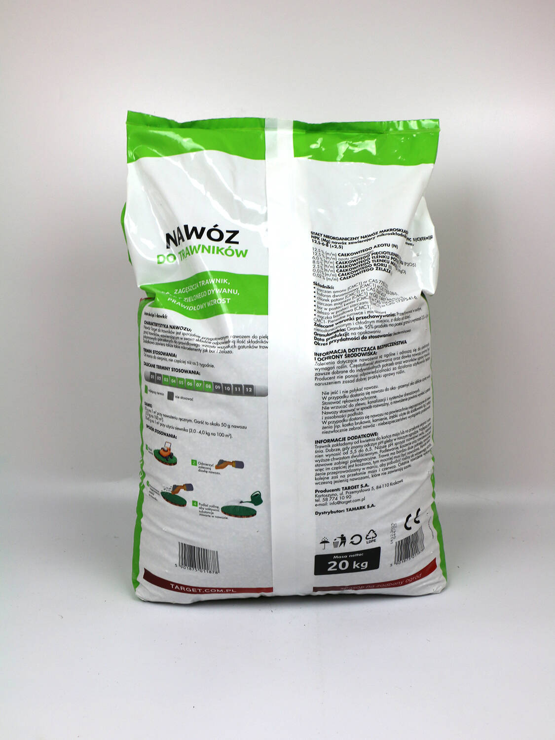 Nawóz Do Trawnika Z Mikroelementami – 20 kg Target - obrazek 6