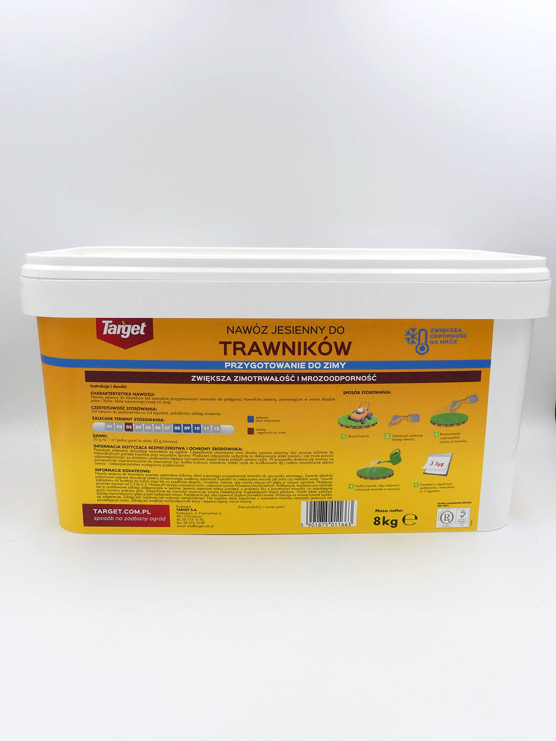 Nawóz Jesienny Do Trawników – 8 kg Target - obrazek 6
