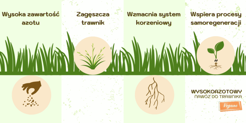 Wysokoazotowy Nawóz Do Trawnika – Wspierany Naturą – 3 x 16 kg Vegano - obrazek 7