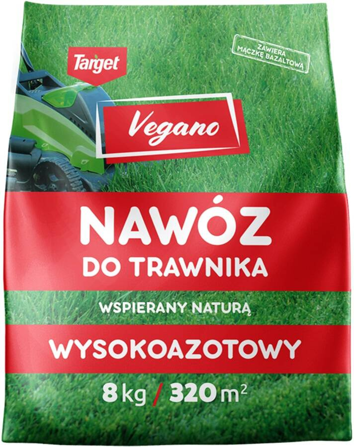 Wysokoazotowy nawóz Vegano 8 kg + nawóz uniwersalny do ogrodu Target 1 kg (ZESTAW) - obrazek 2